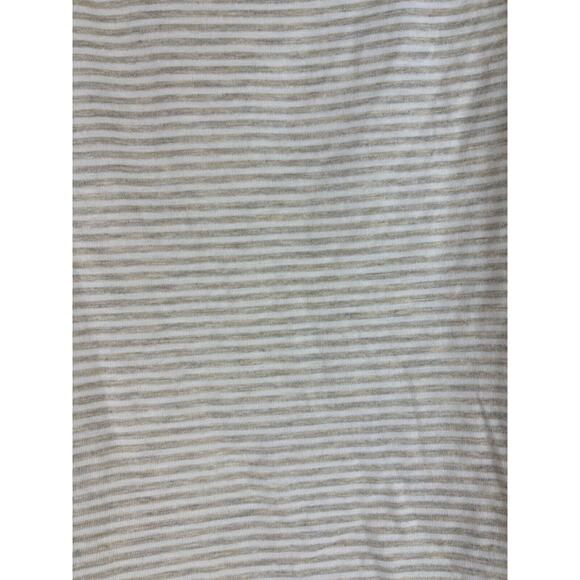 Living Doll Y2K 90s Short Sleeve Floral‎ Detail Striped Top Tee Shirt Large - Picture 3 of 10